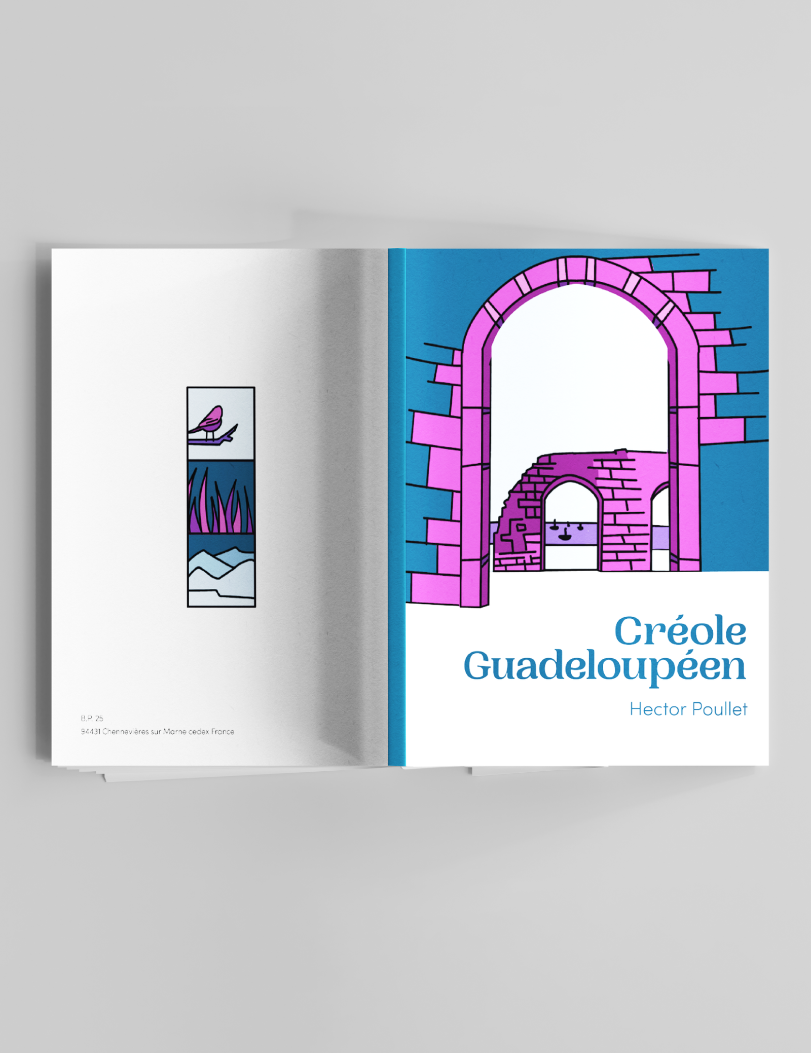 Booklet Créole Guadeloupéen Anna Grenier de Cardenal graphic designer and art director